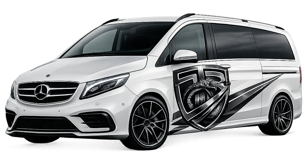 Minivan for child transport